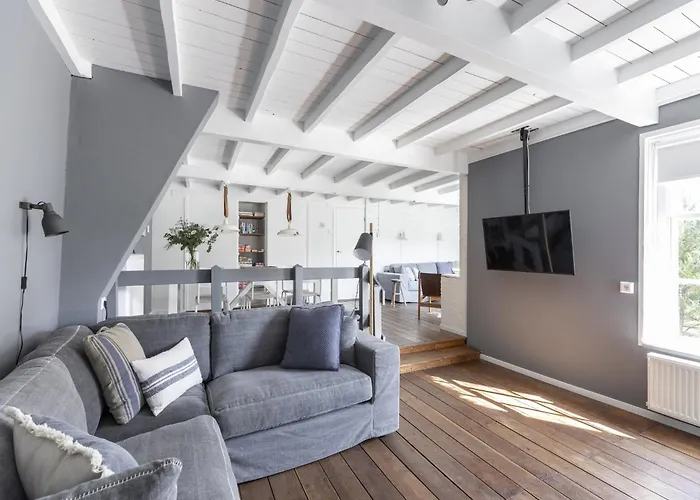 Luxuriously Restored Farmhouse With Trendy Interior Close To Sea And Forest